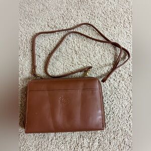 Brown Leather Crossbody Bag